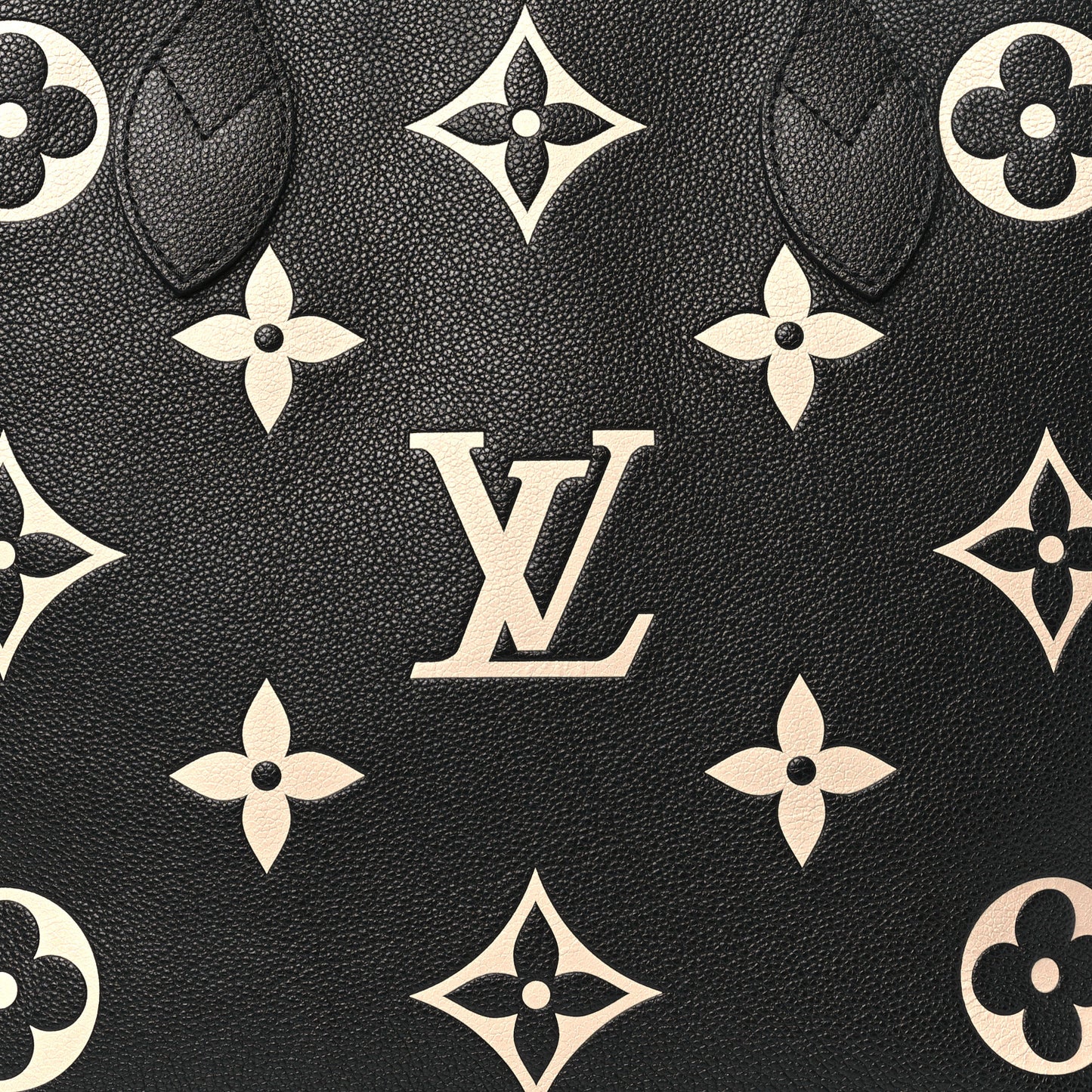 Empreinte Monogram Giant Neverfull MM Black Beige