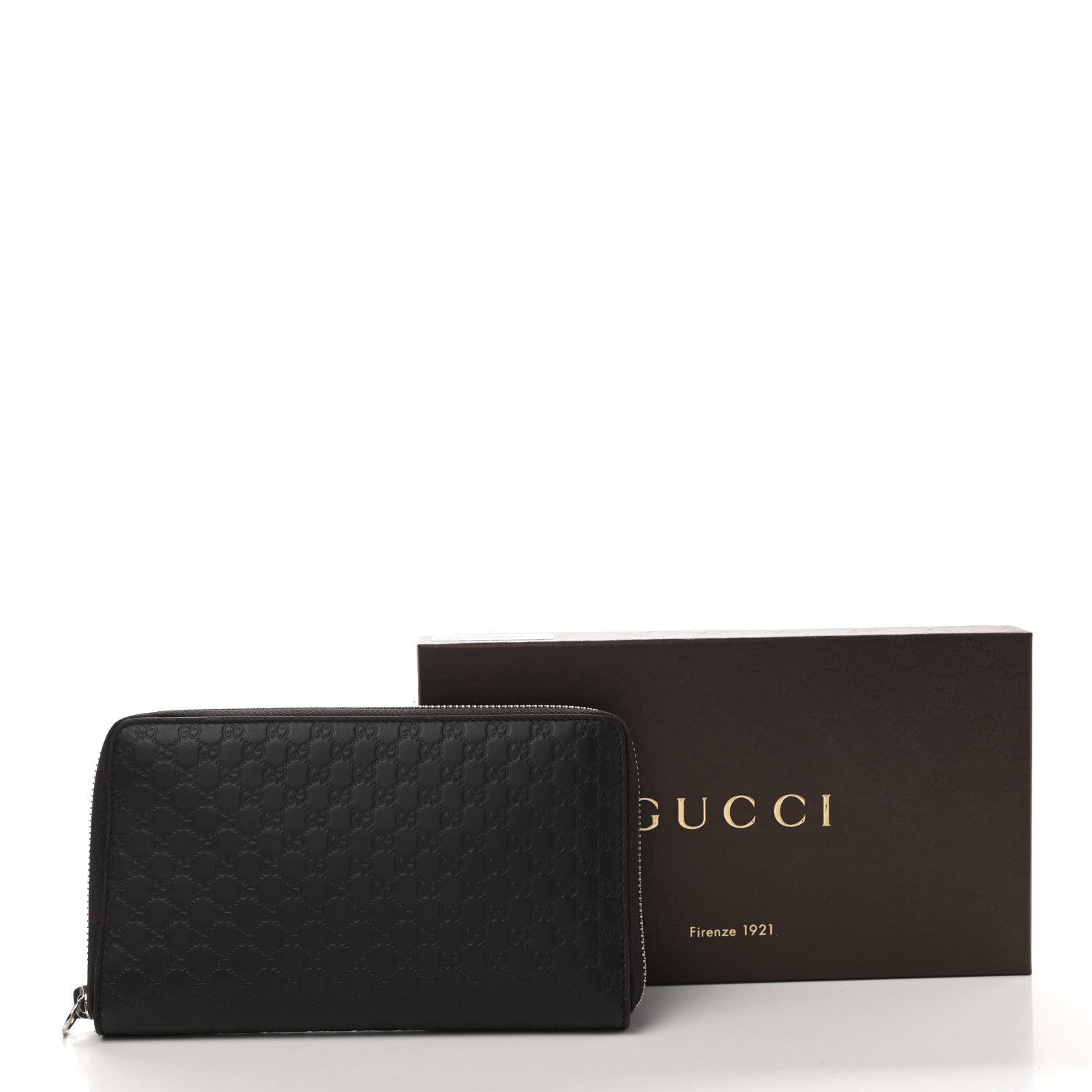 Gucci Microguccissima Large Zip Around Organizer Wallet Testa di Moro 8 of 8