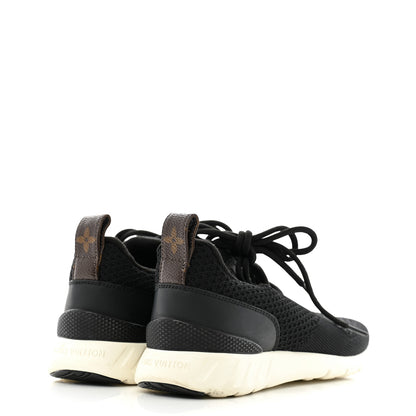 Louis Vuitton Technical Nylon Monogram Rubber Aftergame Sneakers 36 Black 5 of 12