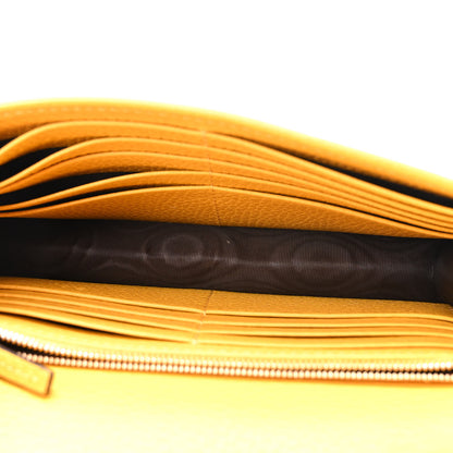 Gucci Dollar Calfskin Interlocking G Chain Wallet New Buttercup 5 of 11