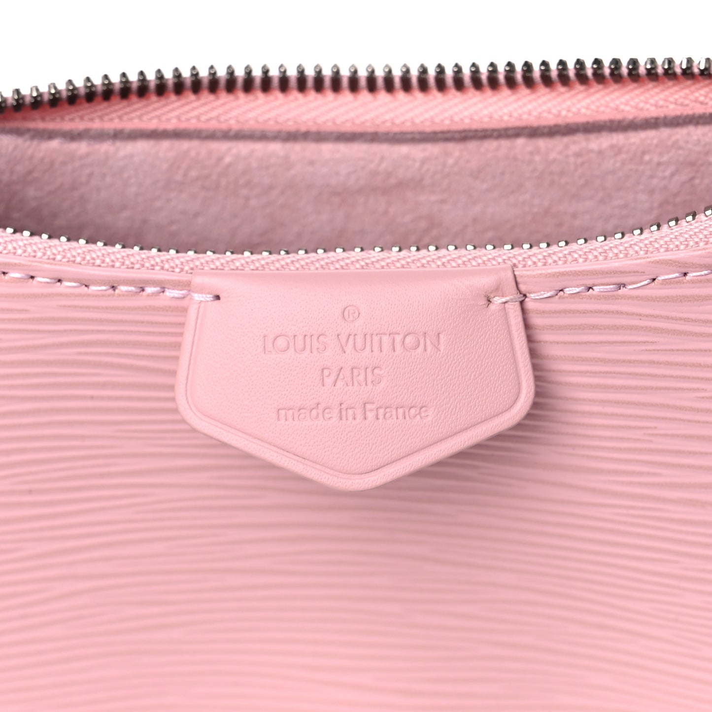 Epi Easy Pouch On Strap Rose Ballerine
