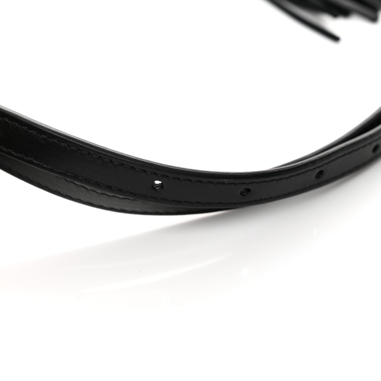Saint Laurent Calfskin Matelasse Monogram Lou Belt Bag Black 14 of 15