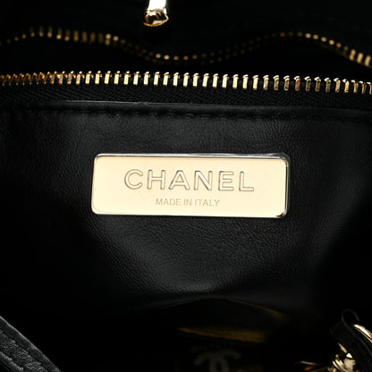 Chanel Aged Calfskin Quilted Mini 31 Shopping Bag Black 6 of 11