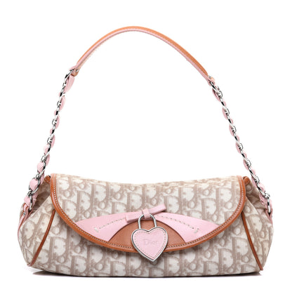 Christian Dior Monogram Romantique Trotter Bag Rose 1 of 10