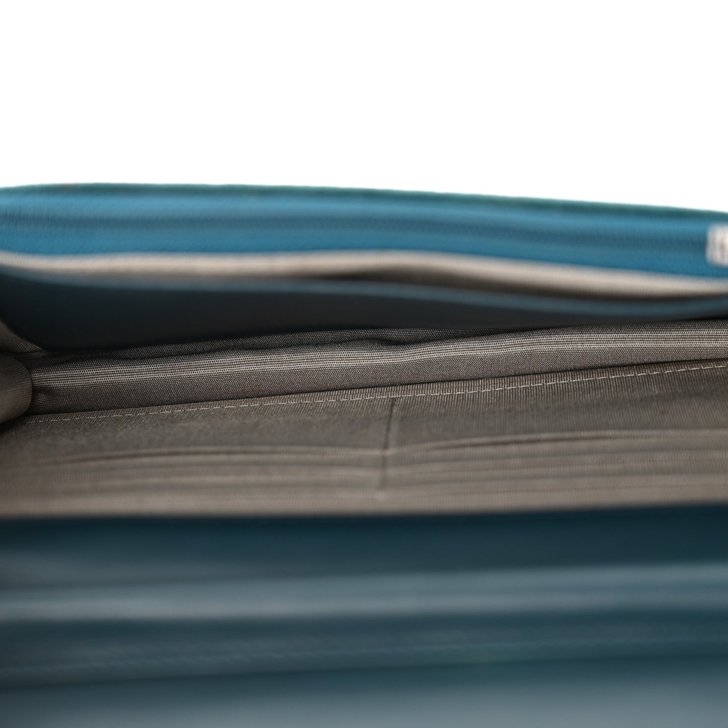 Velvet Quilted Boy Wallet On Chain WOC Teal