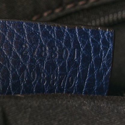 Gucci Crystal Monogram Messenger Bag Navy 7 of 10