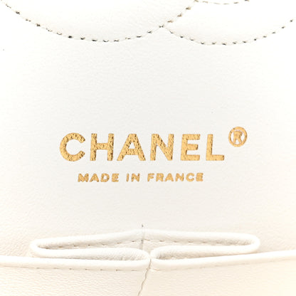 Chanel Caviar Quilted Medium Double Flap White 7 of 15