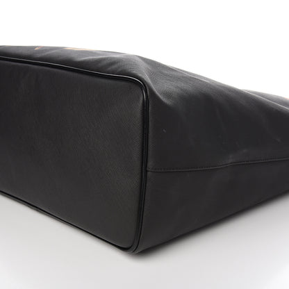 Givenchy Textured Coated Canvas Bambi Print Large Antigona Tote Black 7 of 8