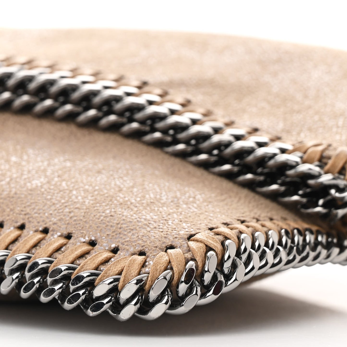 Shaggy Deer Falabella Fold Over Clutch Redwood