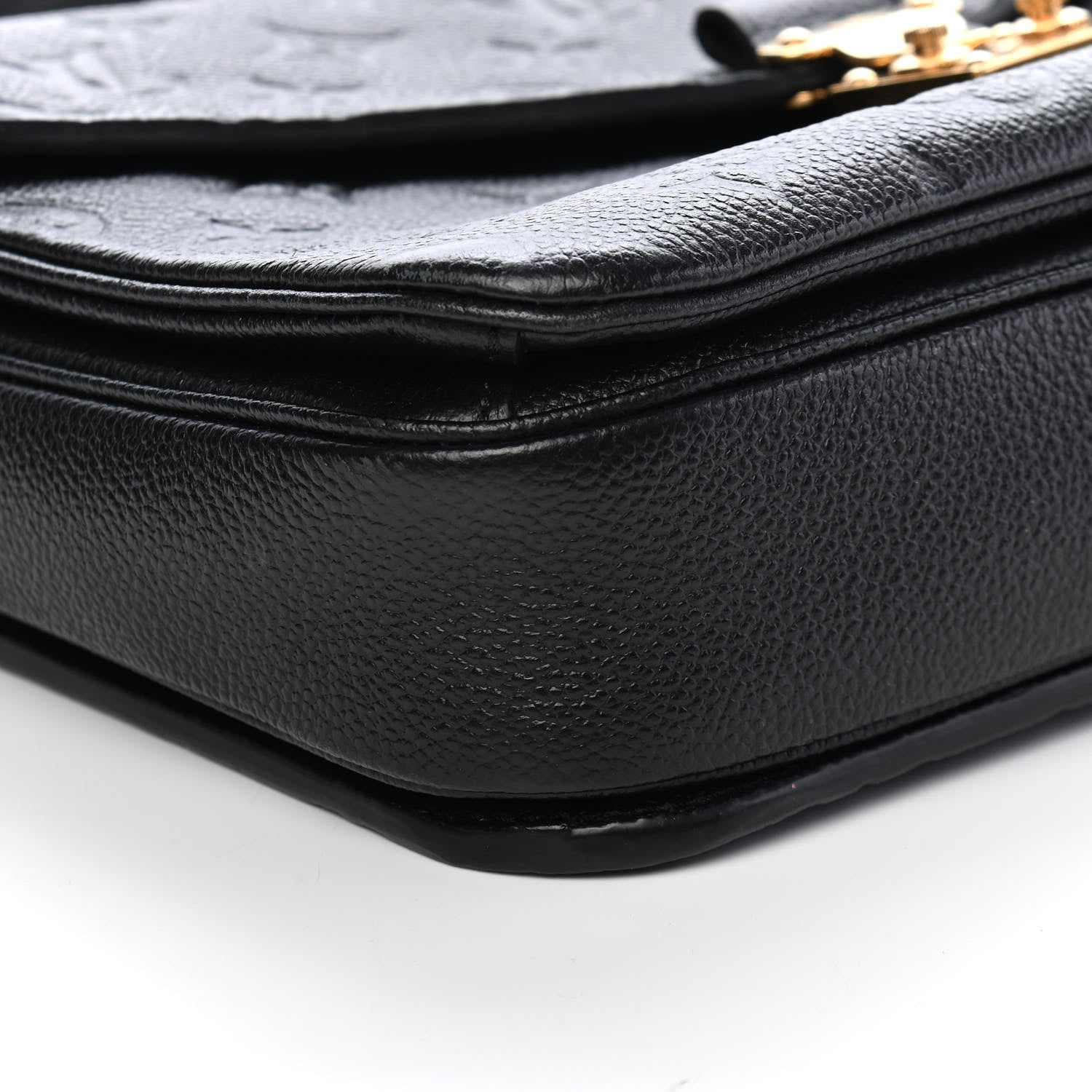 Louis Vuitton Empreinte Pochette Metis Black 8 of 9