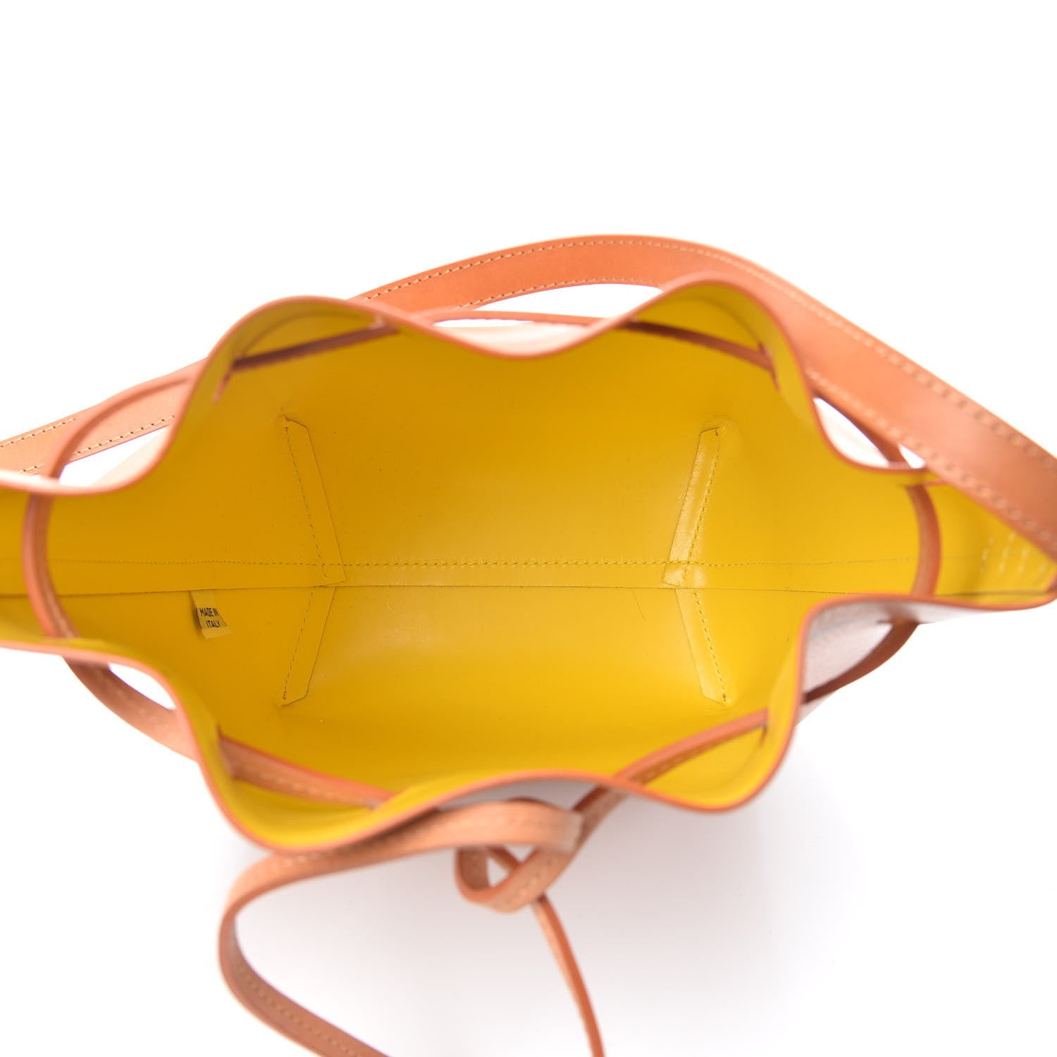 Mansur Gavriel Vegetable Tanned Calfskin Mini Bucket Bag Cammello Sun 5 of 9