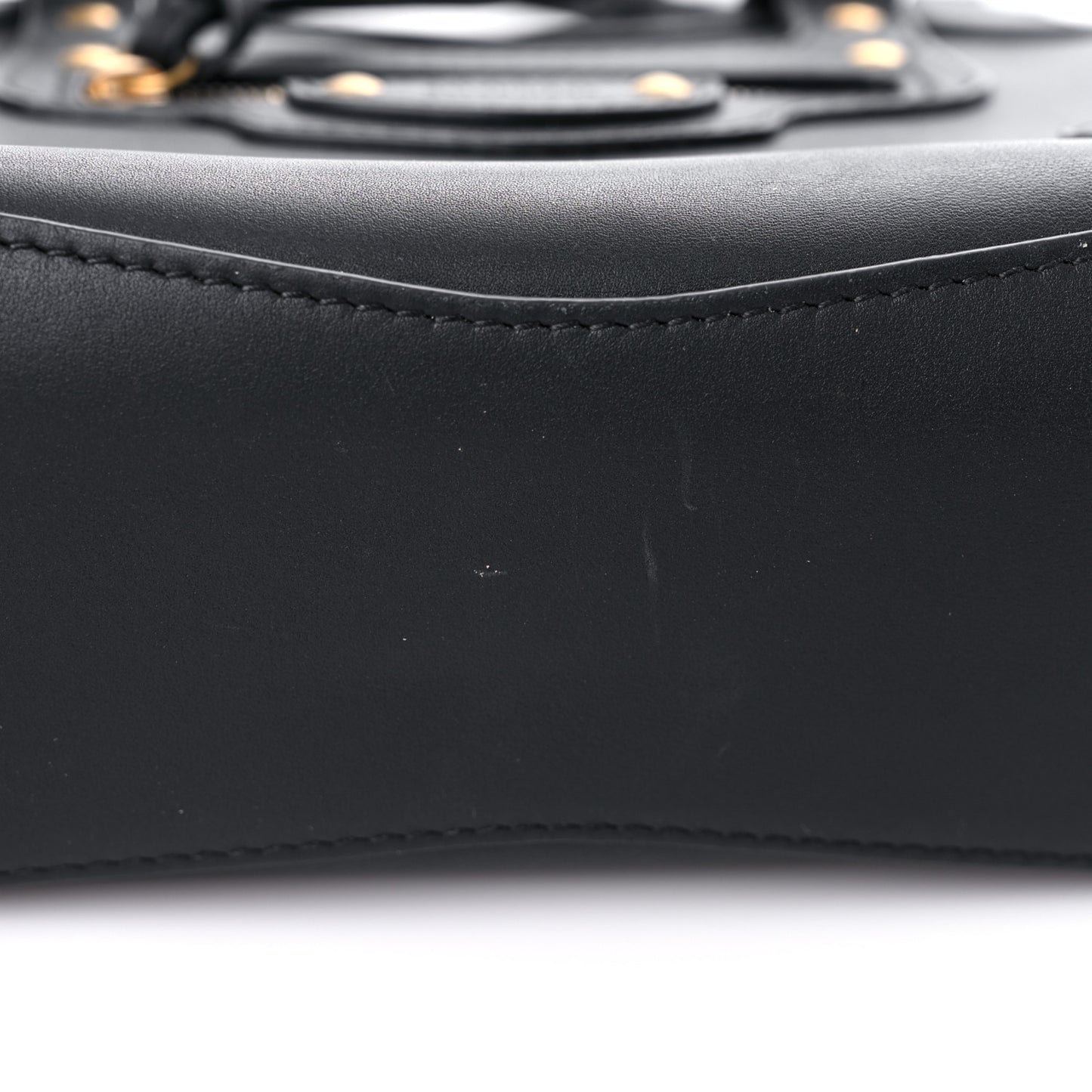 Smooth Calfskin Neo Classic Gold Hardware Mini City Black
