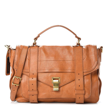 Proenza Schouler Lambskin Medium PS1 Satchel Saffron 1 of 32