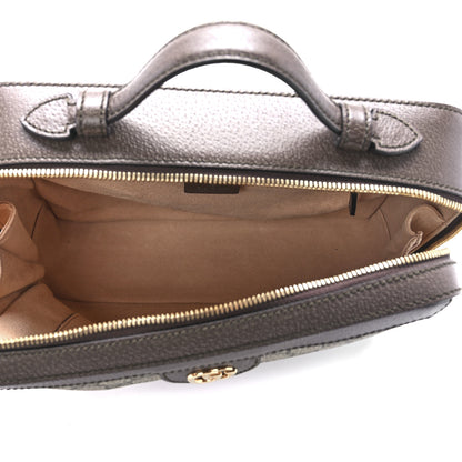 Gucci GG Supreme Monogram Web Small Ophidia Top Handle Shoulder Bag Brown 5 of 13