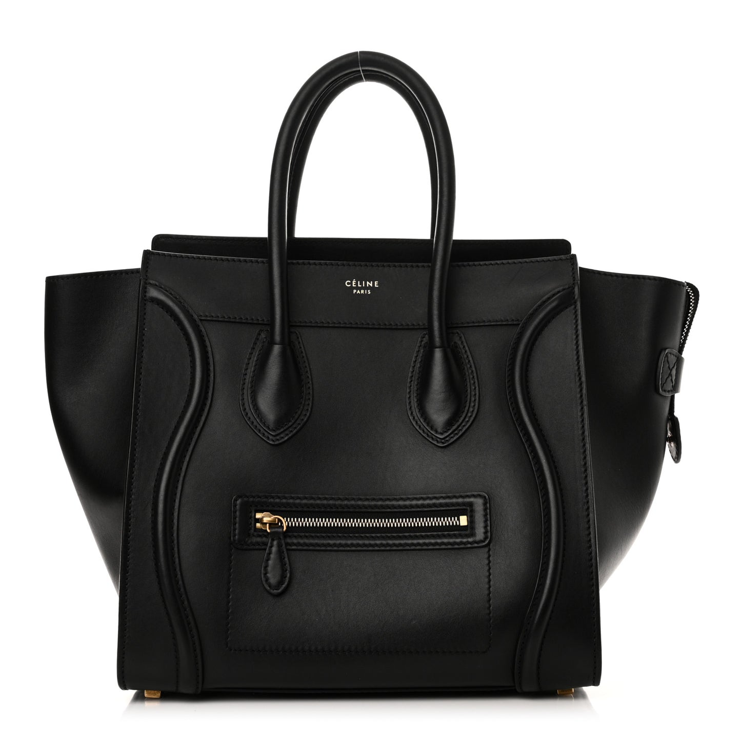 Smooth Calfskin Mini Luggage Black