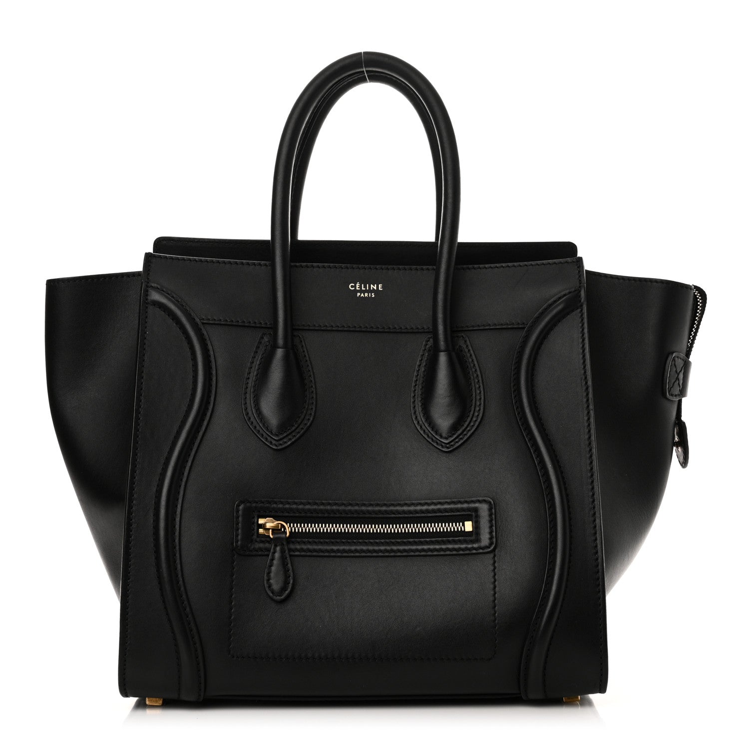 Celine Smooth Calfskin Mini Luggage Black 1 of 9