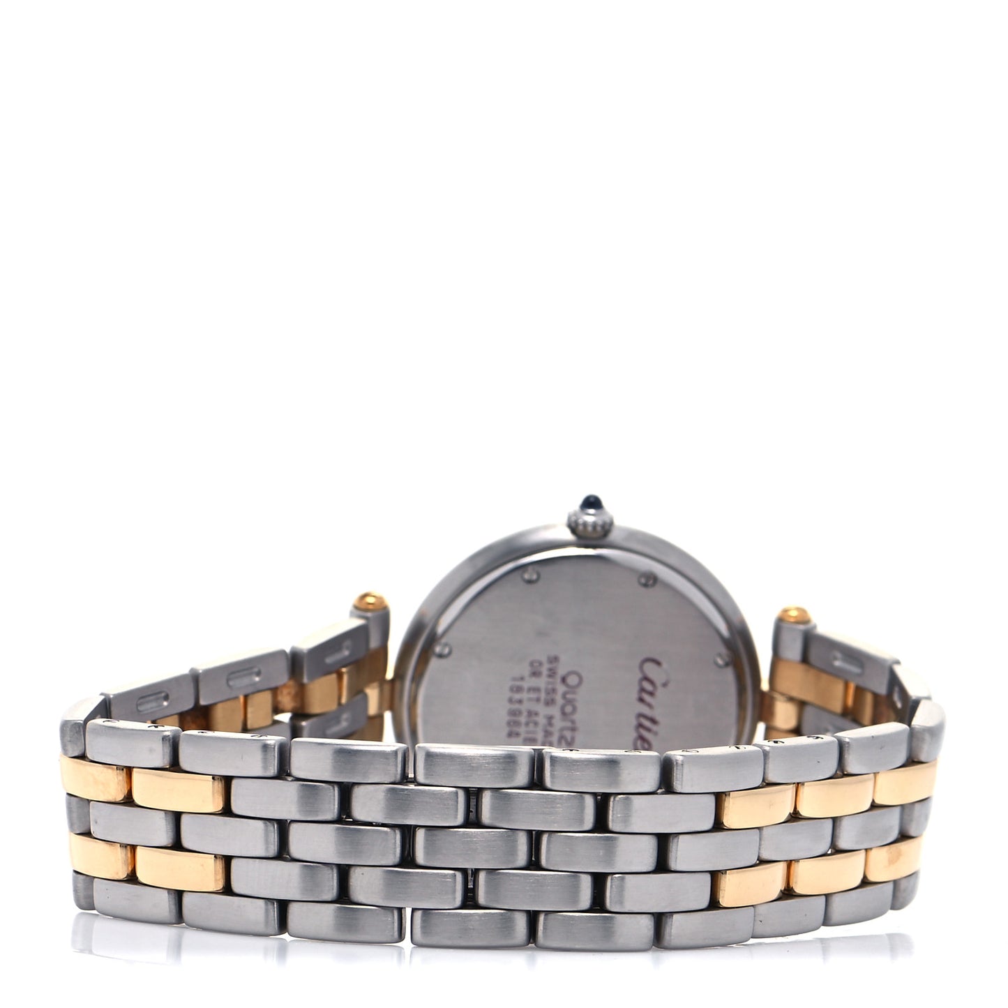 Stainless Steel 18K Yellow Gold 29mm Panthere Vendome Quartz Watch
