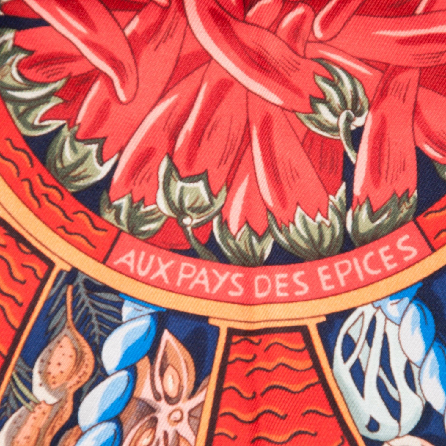 Hermes Silk Aux Pays Des Epices Scarf 90 7 of 8
