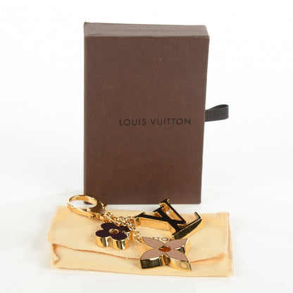 Louis Vuitton Fleur De Monogram Bag Charm Dore 4 of 6