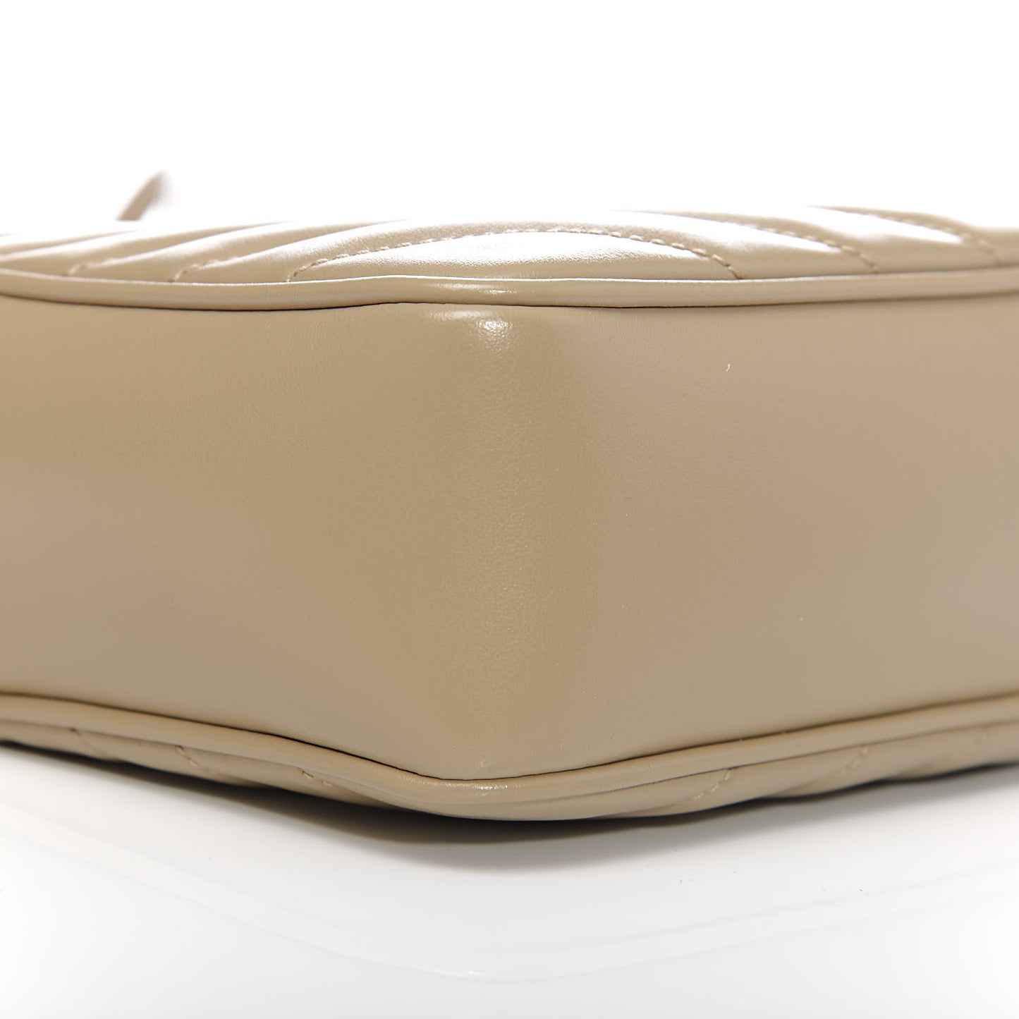 Calfskin Matelasse Monogram Lou Camera Bag Dusty Grey