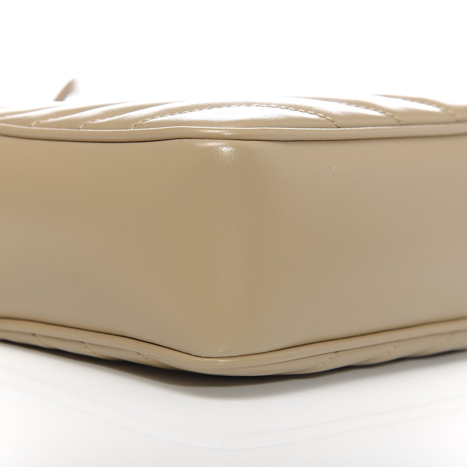 Saint Laurent Calfskin Matelasse Monogram Lou Camera Bag Dusty Grey 8 of 10