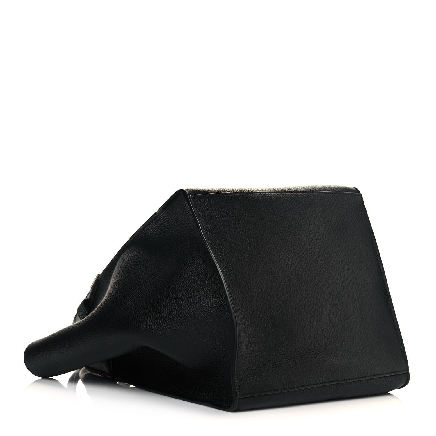 Celine Supple Grained Calfskin Small Long Strap Big Bag Black 4 of 10