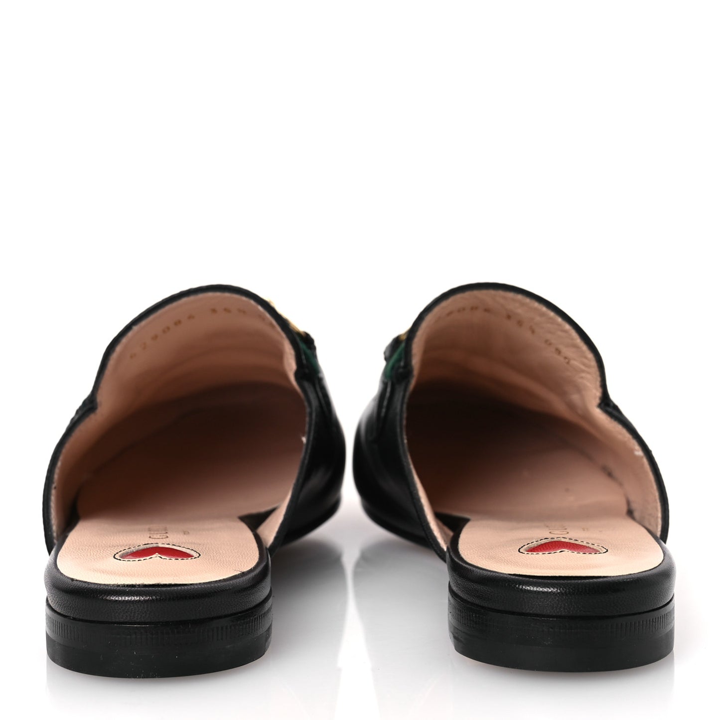 Calfskin Womens Princetown Slippers 35.5 Black