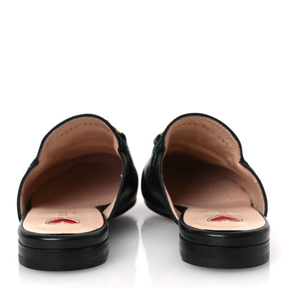 Gucci Calfskin Womens Princetown Slippers 35.5 Black 6 of 15