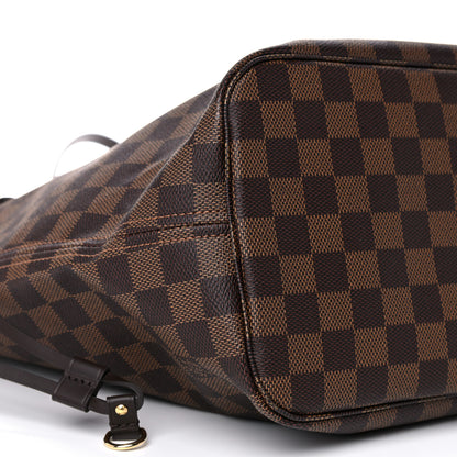 Louis Vuitton Damier Ebene Neo Neverfull MM Rose Ballerine 8 of 9