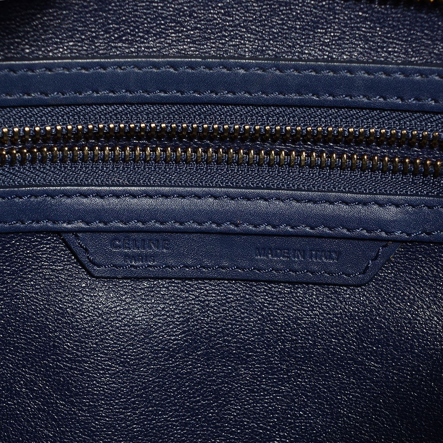 Celine Smooth Calfskin Mini Luggage Ink 6 of 8