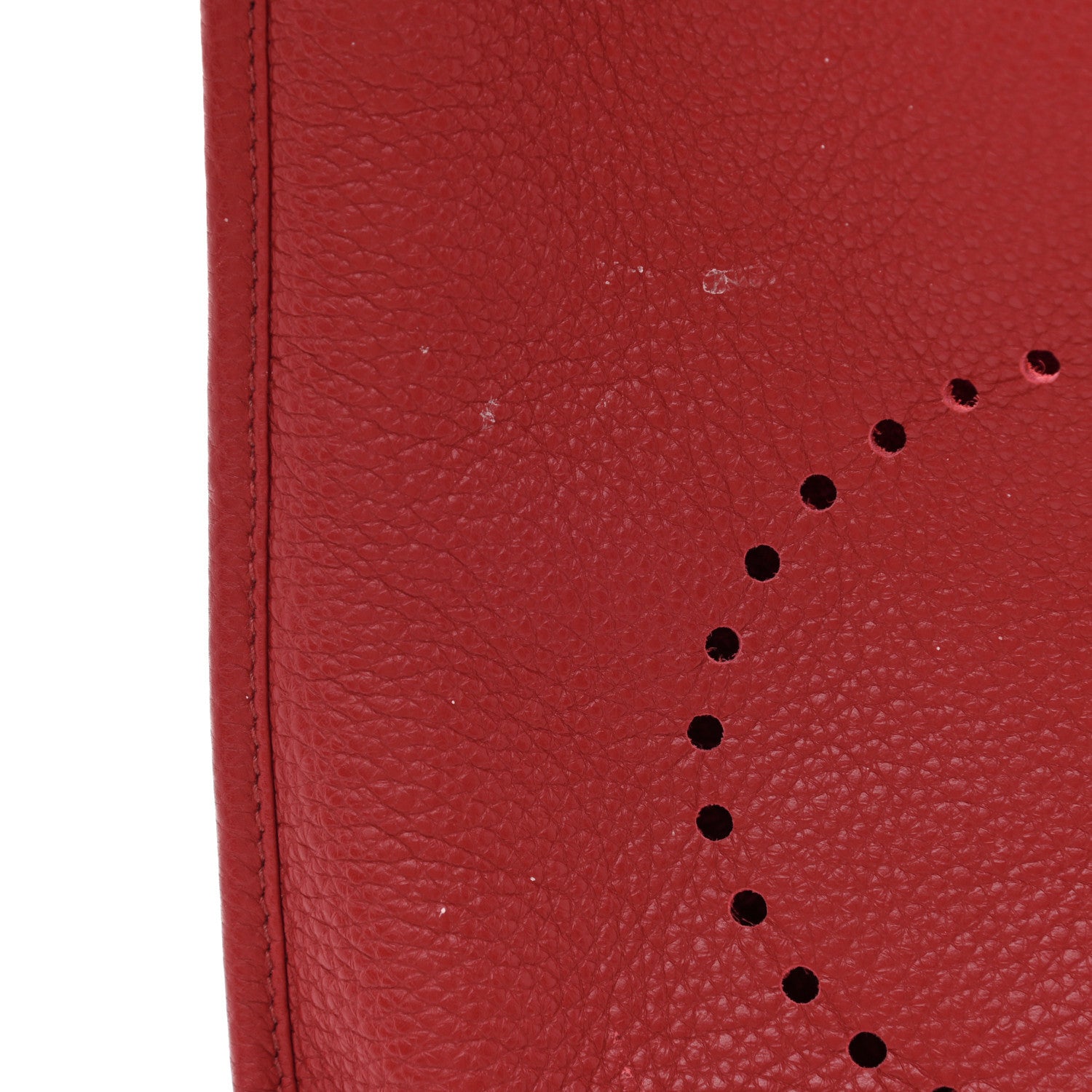 Hermes Taurillon Clemence Evelyne III PM Rouge Casaque 8 of 11