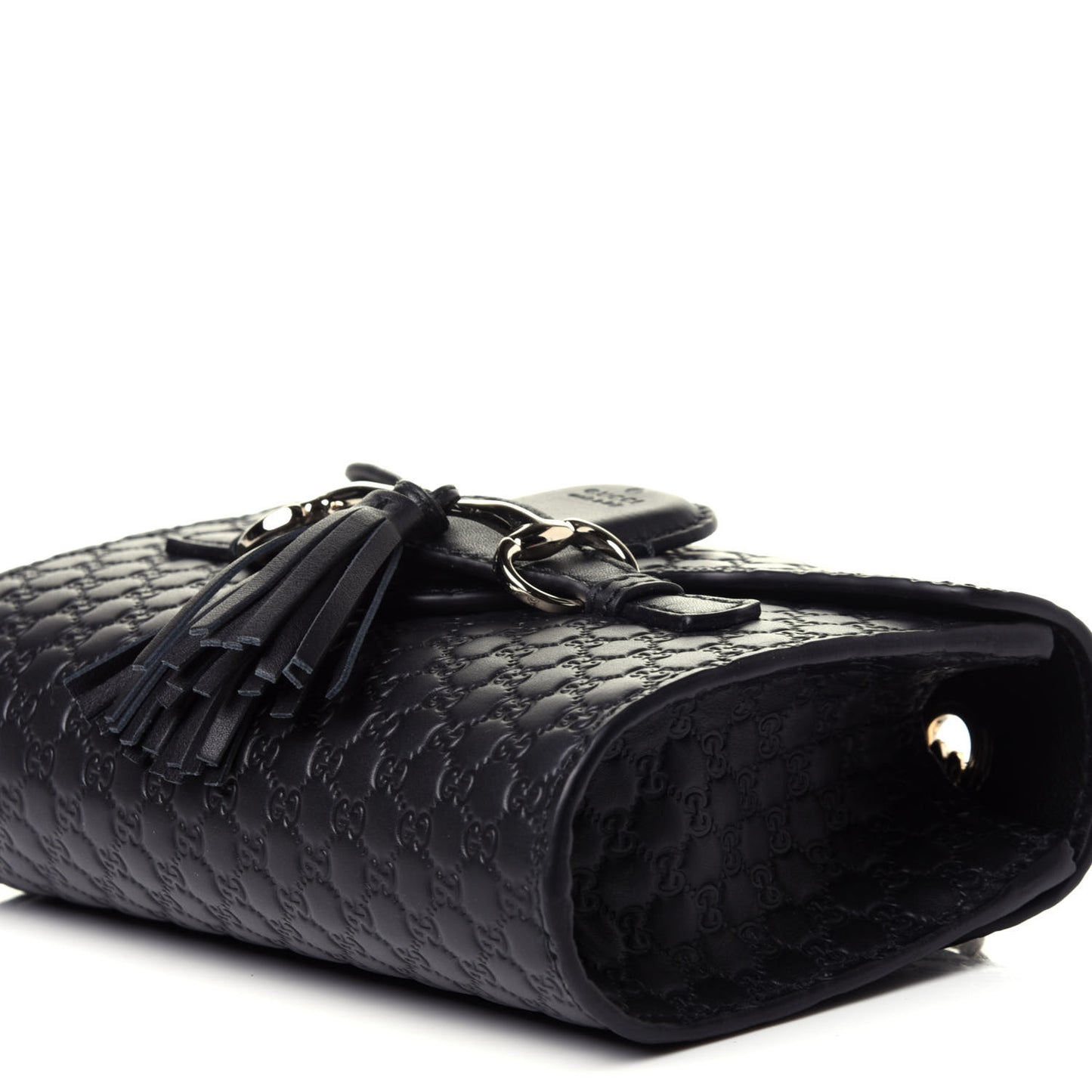 Microguccissima Mini Emily Shoulder Bag Black