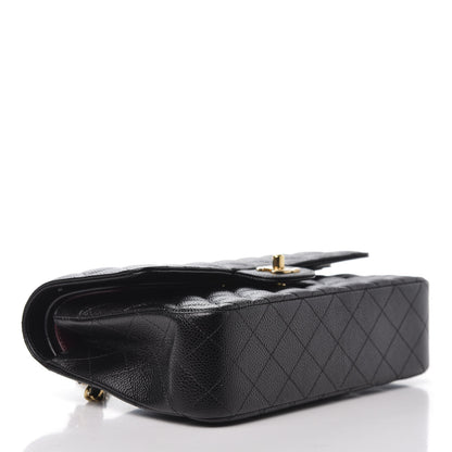 Chanel Caviar Quilted Medium Double Flap Black 4 of 11
