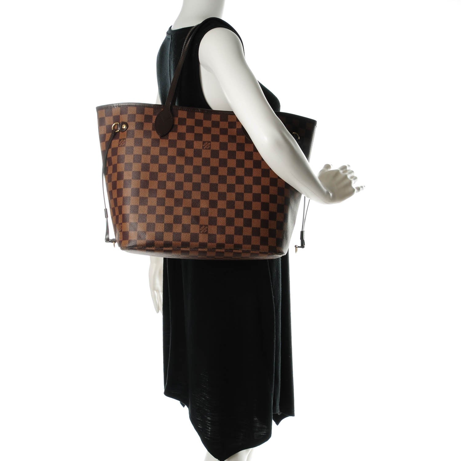 Louis Vuitton Damier Ebene Neverfull MM 2 of 8