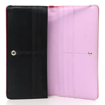 Christian Dior Lambskin Cannage Rendezvous Wallet Pink 4 of 7