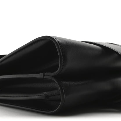 The Row Smooth Calfskin Isla Clutch Black 7 of 8