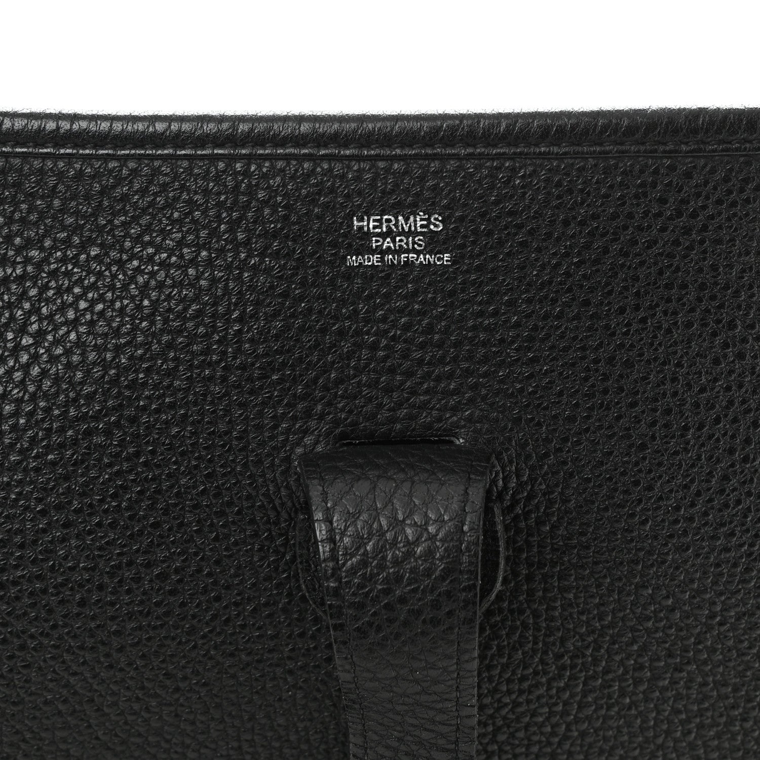 Hermes Taurillon Clemence Evelyne III GM Black 6 of 9
