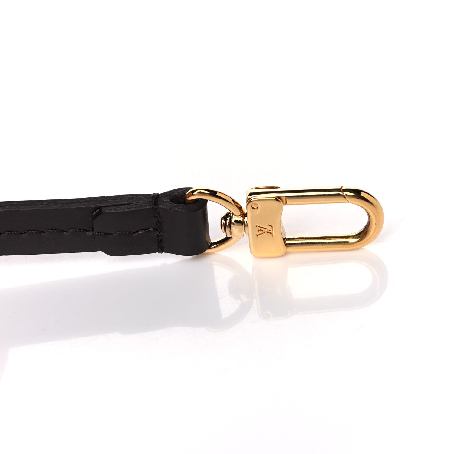 Louis Vuitton Calfskin 12mm Favorite Long Strap Brown 5 of 5