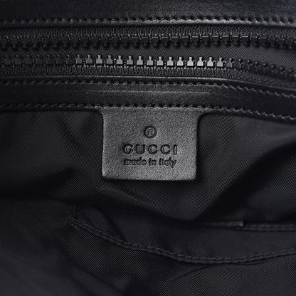 Gucci Techno Canvas GucciGhost Double Buckle Backpack Blue Agata Hibiscus Red 6 of 11
