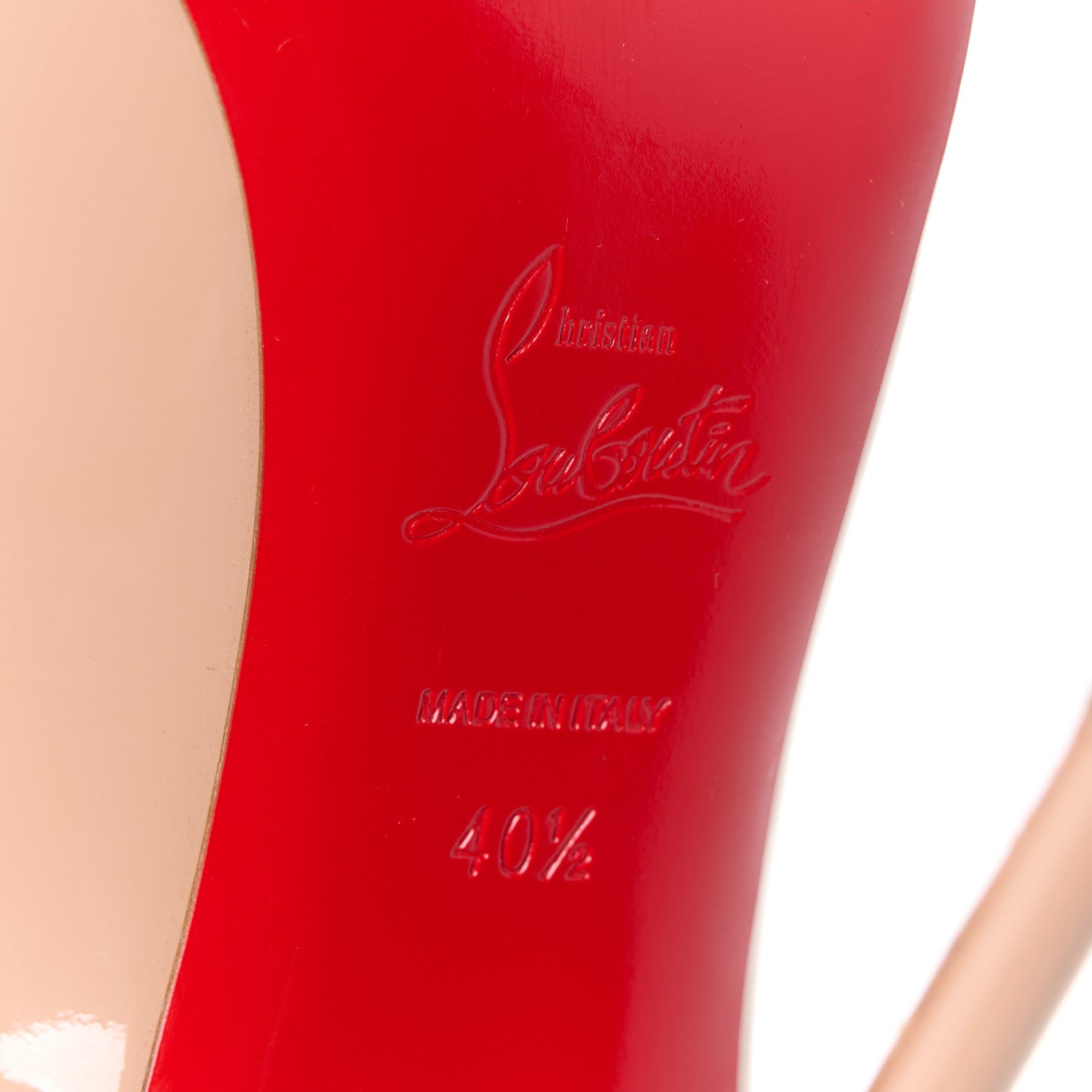 Christian Louboutin Patent So Kate 120 Pumps 40.5 Nude 8 of 10