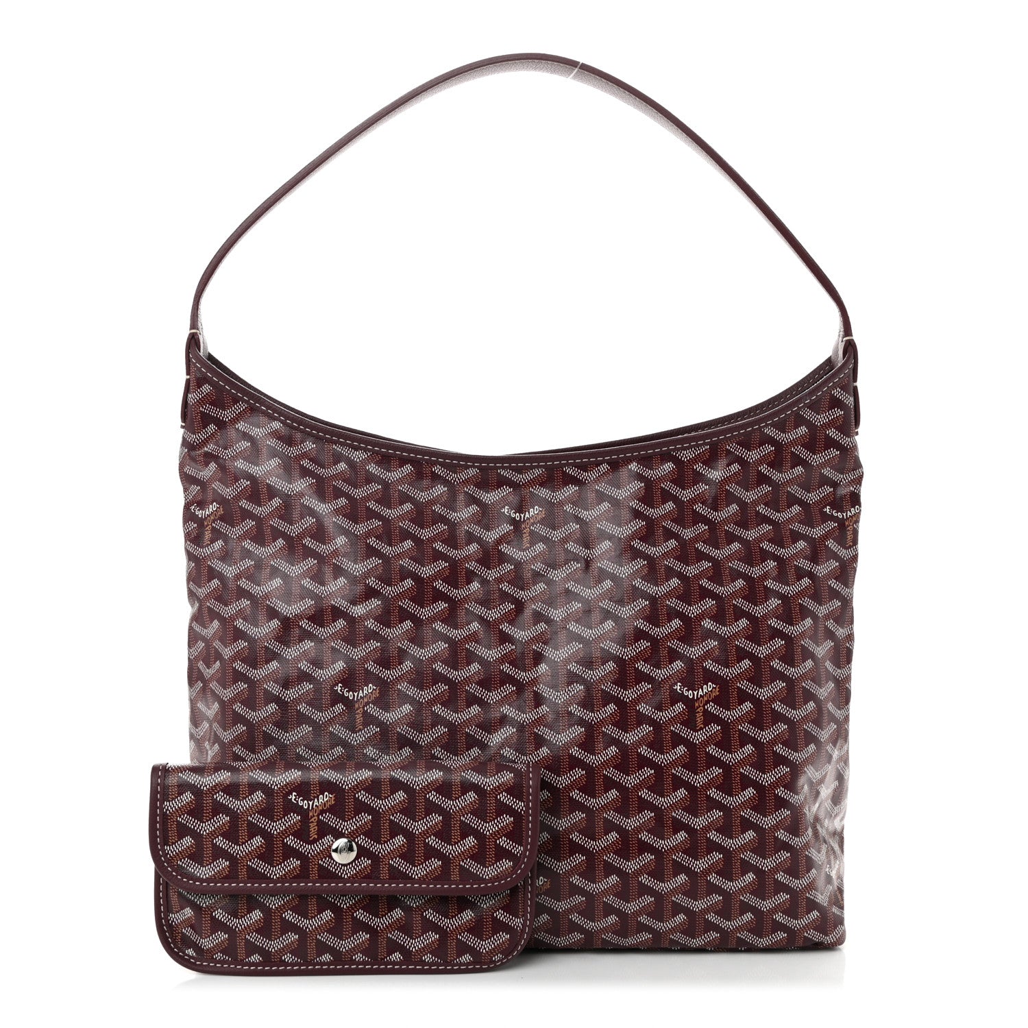 Goyard Goyardine Boheme Hobo Burgundy 3 of 11