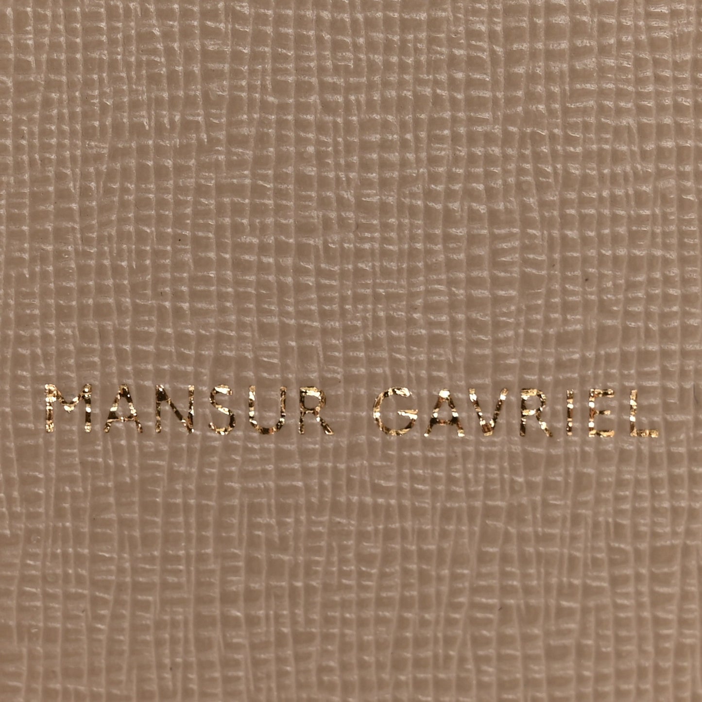 Saffiano Mini Mini Bucket Bag Beige