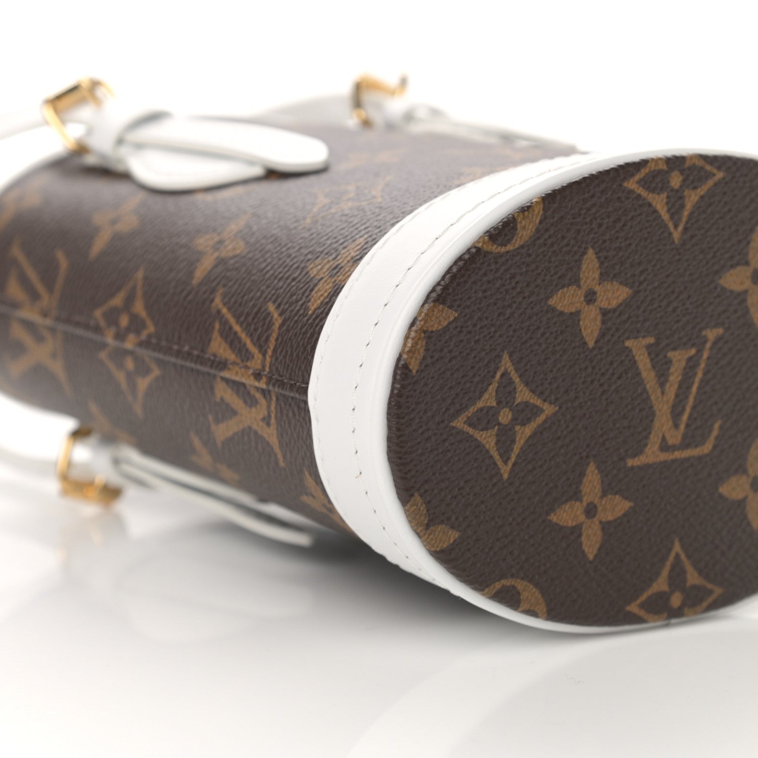 Louis Vuitton Monogram LV Match Nano Bucket Bag White 11 of 13