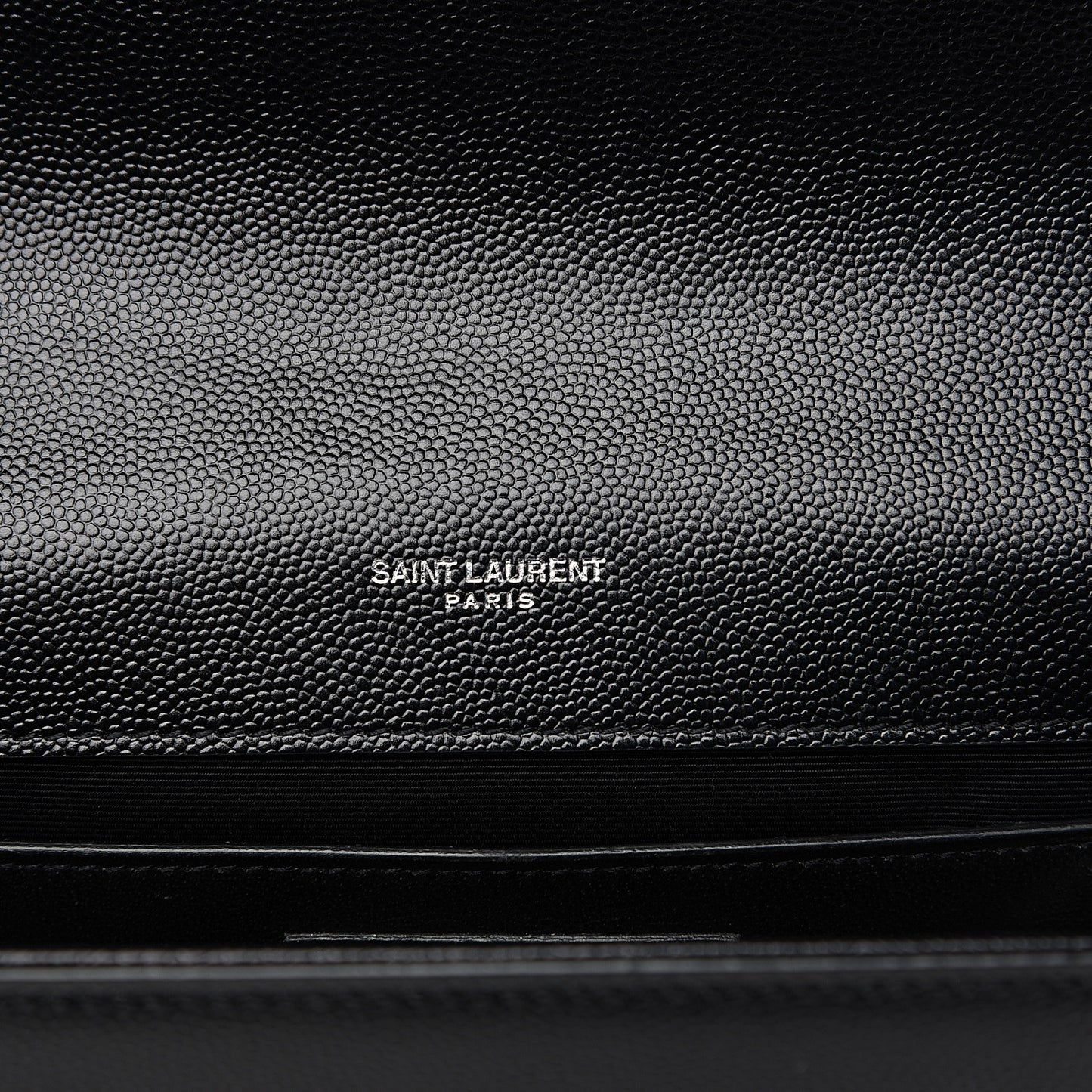 Grain De Poudre Large Classic Monogram Kate Satchel Black