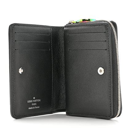 Louis Vuitton Lambskin Embossed Monogram Lou Coussin Wallet Black 5 of 10