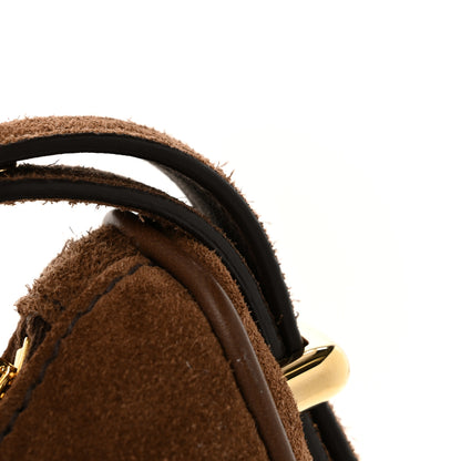 Prada Scamosciato Large Arque Shoulder Bag Cacao 10 of 10