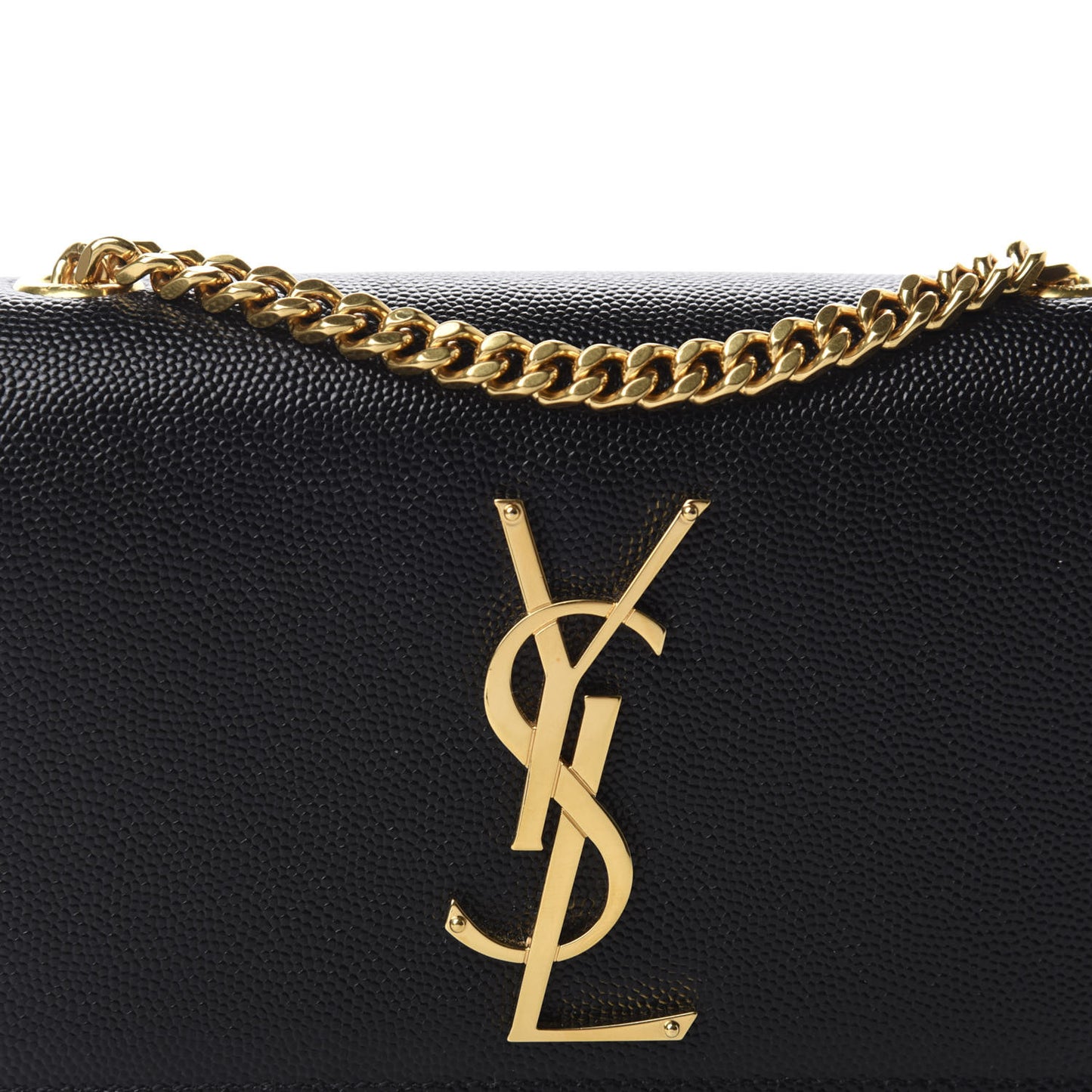 Grain De Poudre Small Monogram Kate Satchel Black