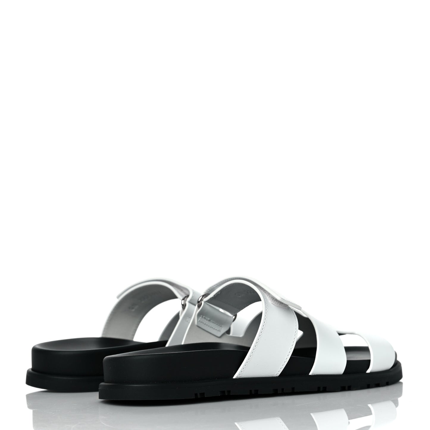Calfskin Womens Chypre Sandals 37 White