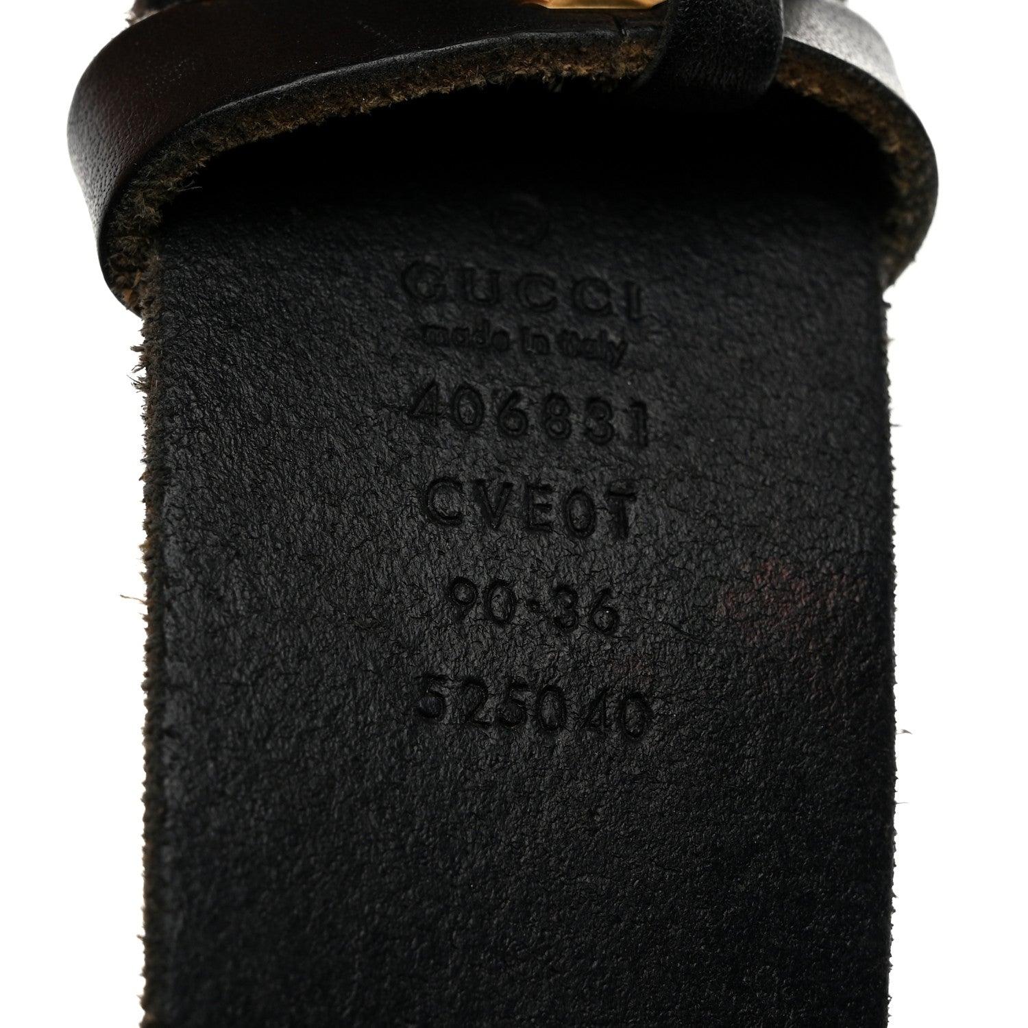 Gucci Cuoio Toscano Double G 40mm Belt 90 36 Black 3 of 6