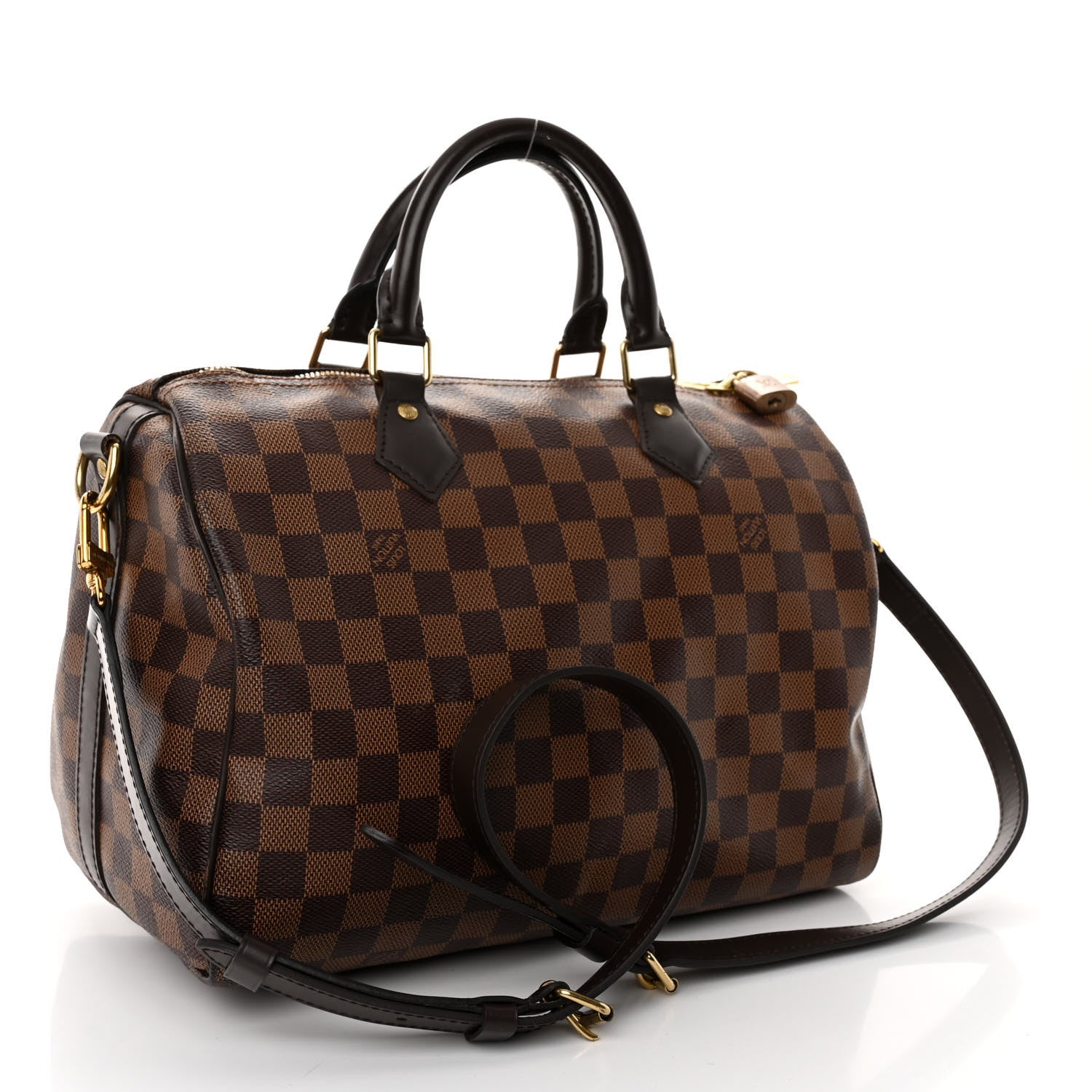 Louis Vuitton Damier Ebene Speedy Bandouliere 30 3 of 9